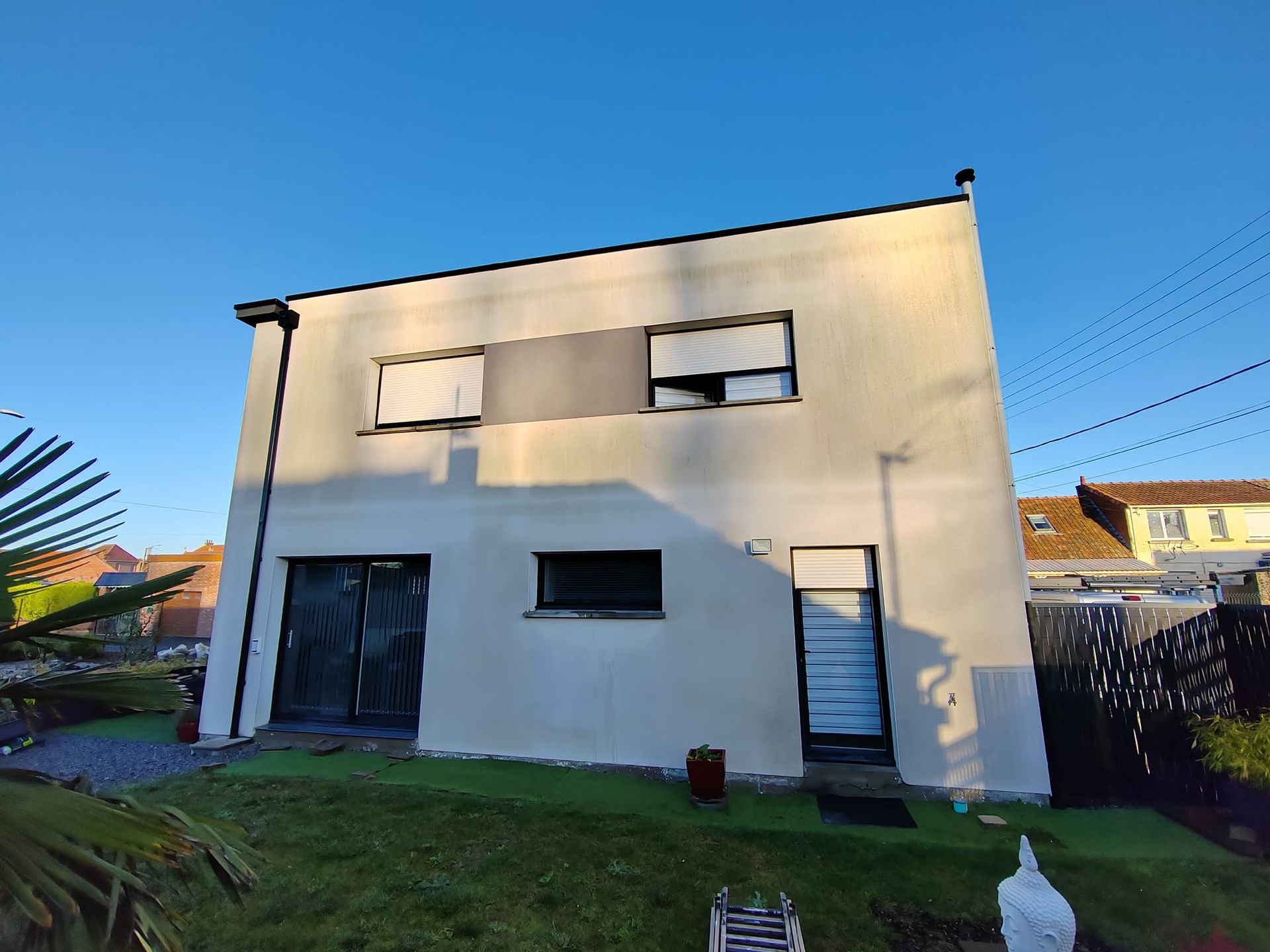 Maison côté jardin : avant travaux