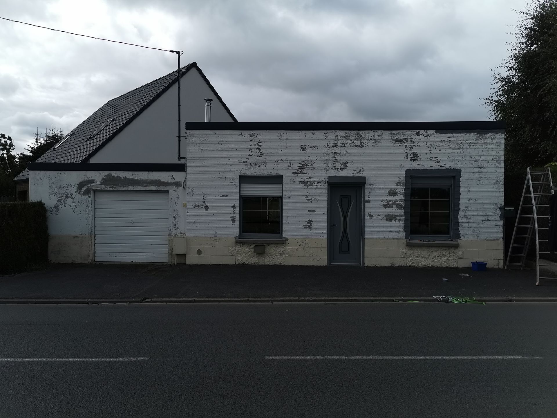 Peinture sur façade