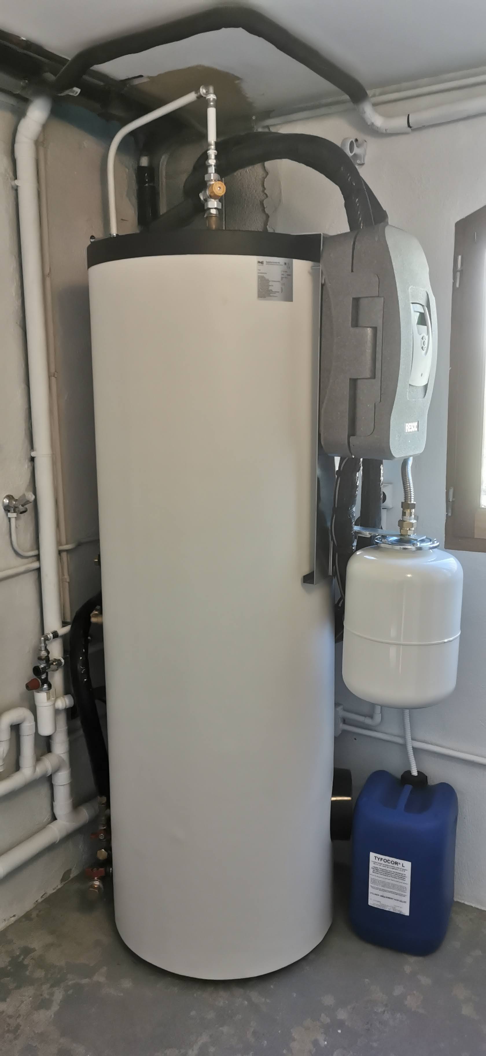 ballon d'un chauffe eau solaire