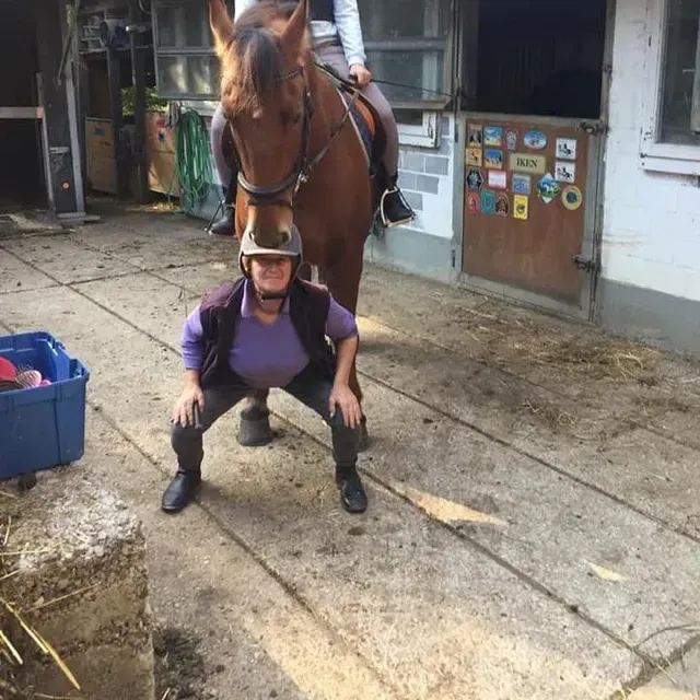 Claudia Mollenkopf, Foto vom Reiterhof zum Seetel