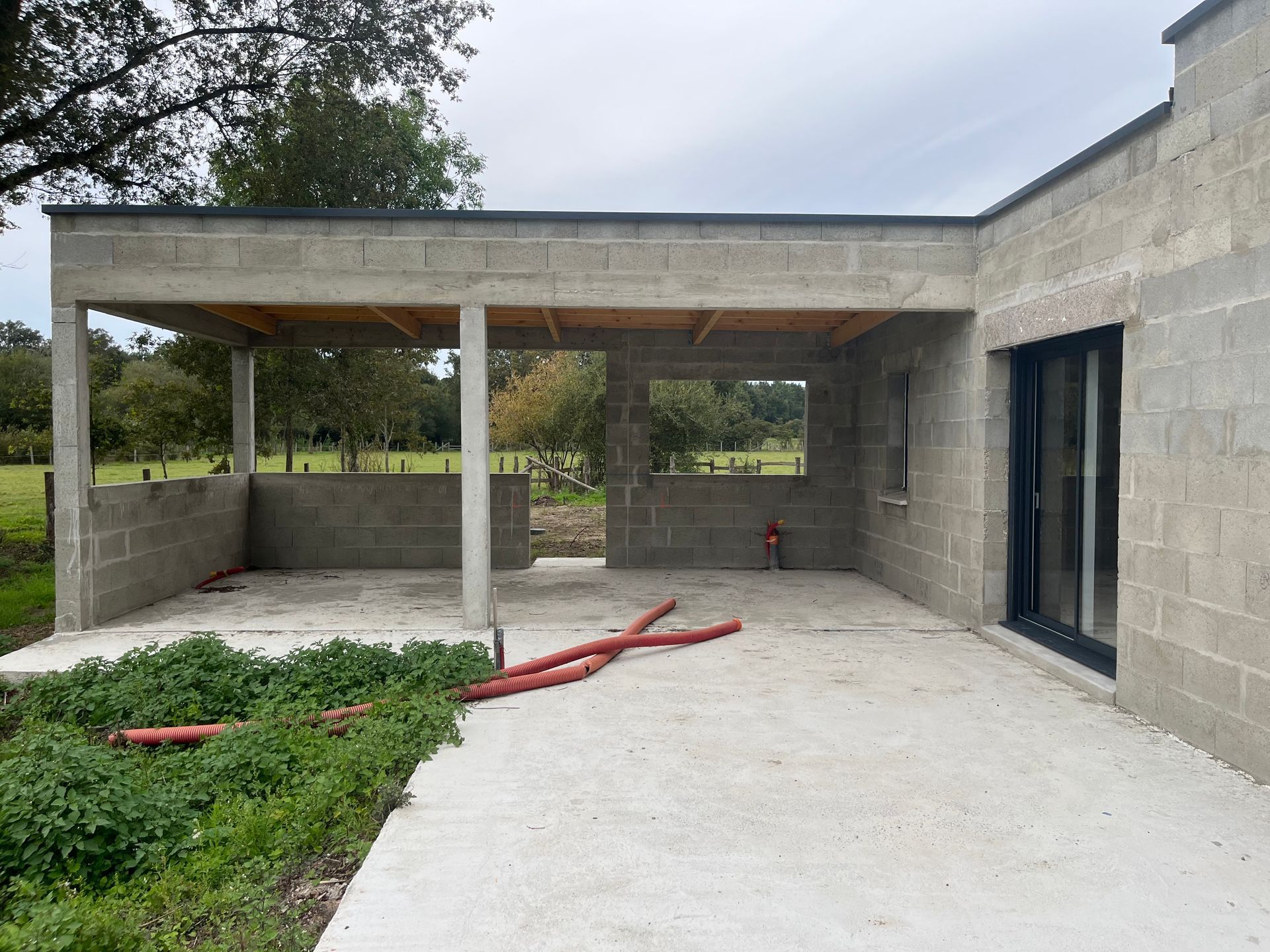 Maison en construction