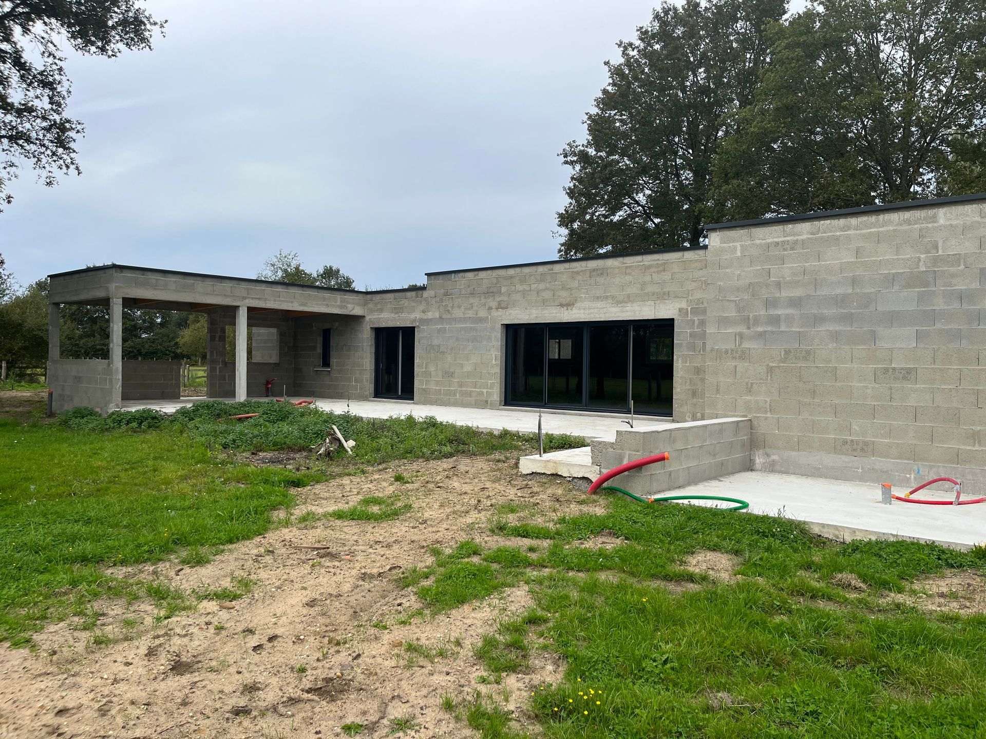 Construction maison type architecte