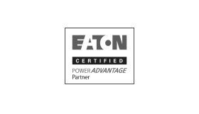 El logotipo de Eaton es un socio certificado de Power Advantage.