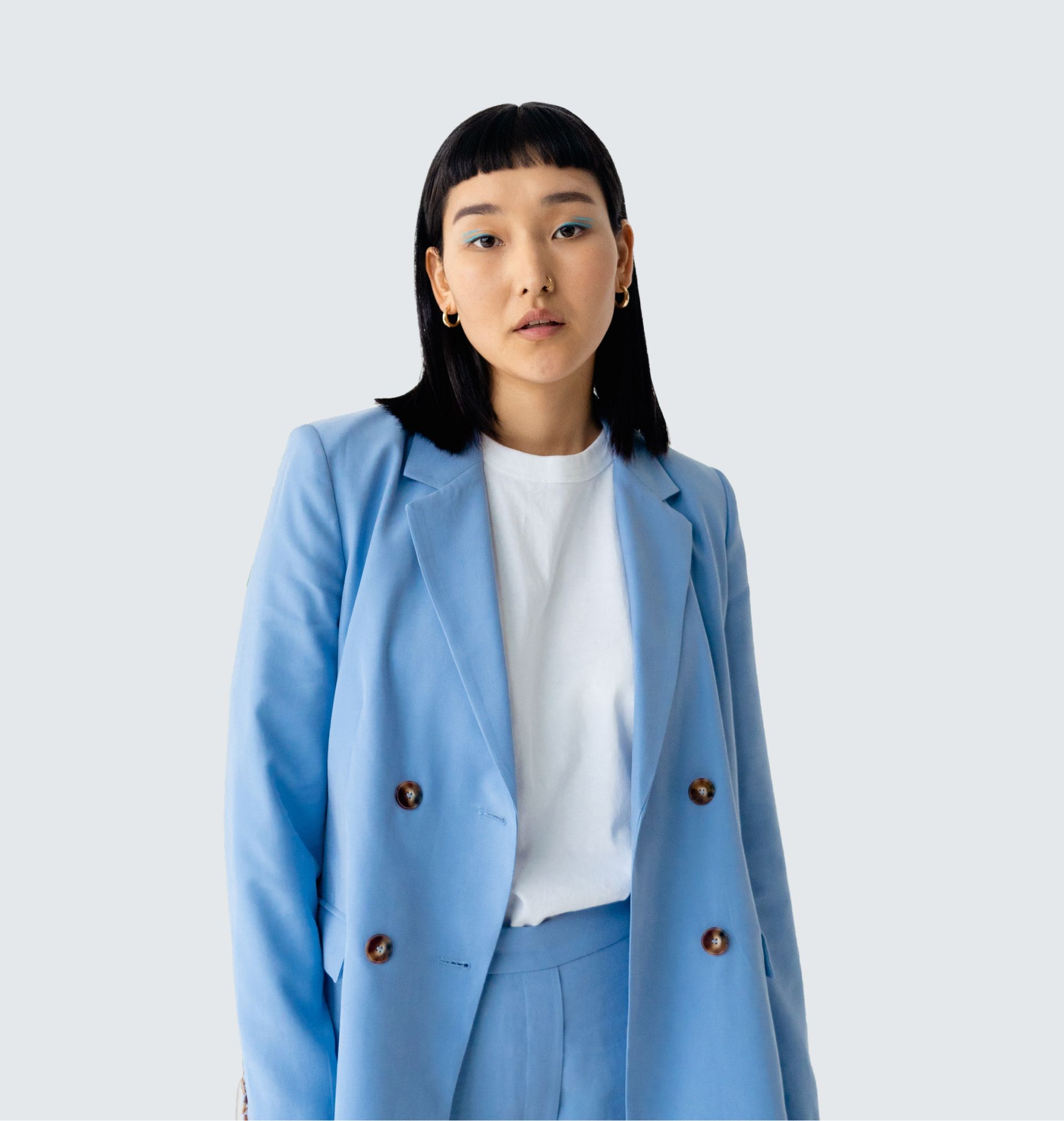 Blue Cotton Costume