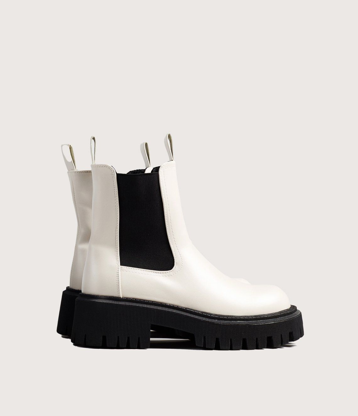White Leather Boots