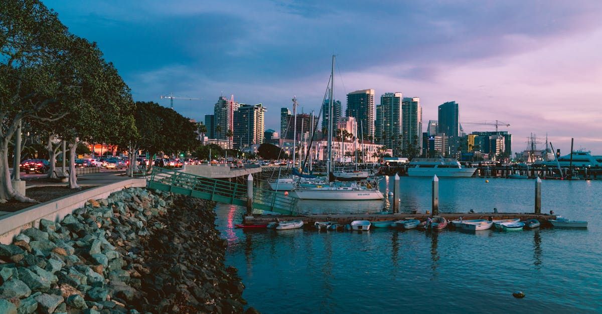 Downtown San Diego skyline across the harbor