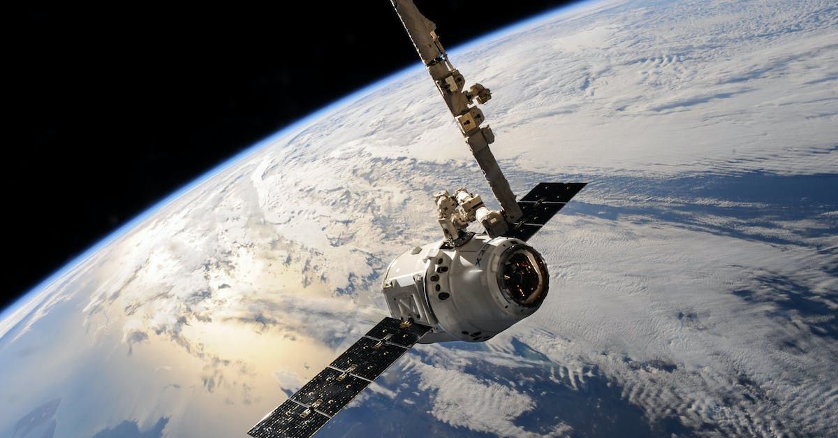 Space Shuttle looking over the earth