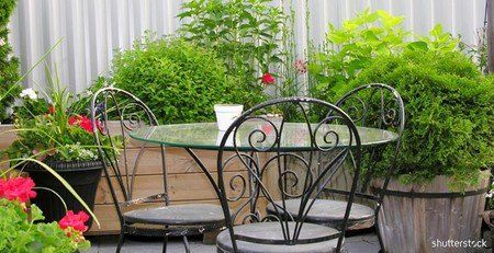 Terrasse de notre hôtel