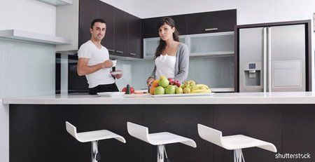 Cuisine noire moderne