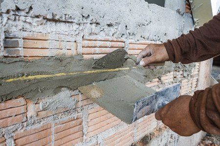 Mur en construction