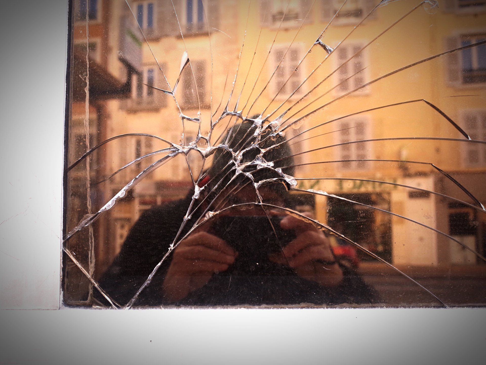 Vitre brisée