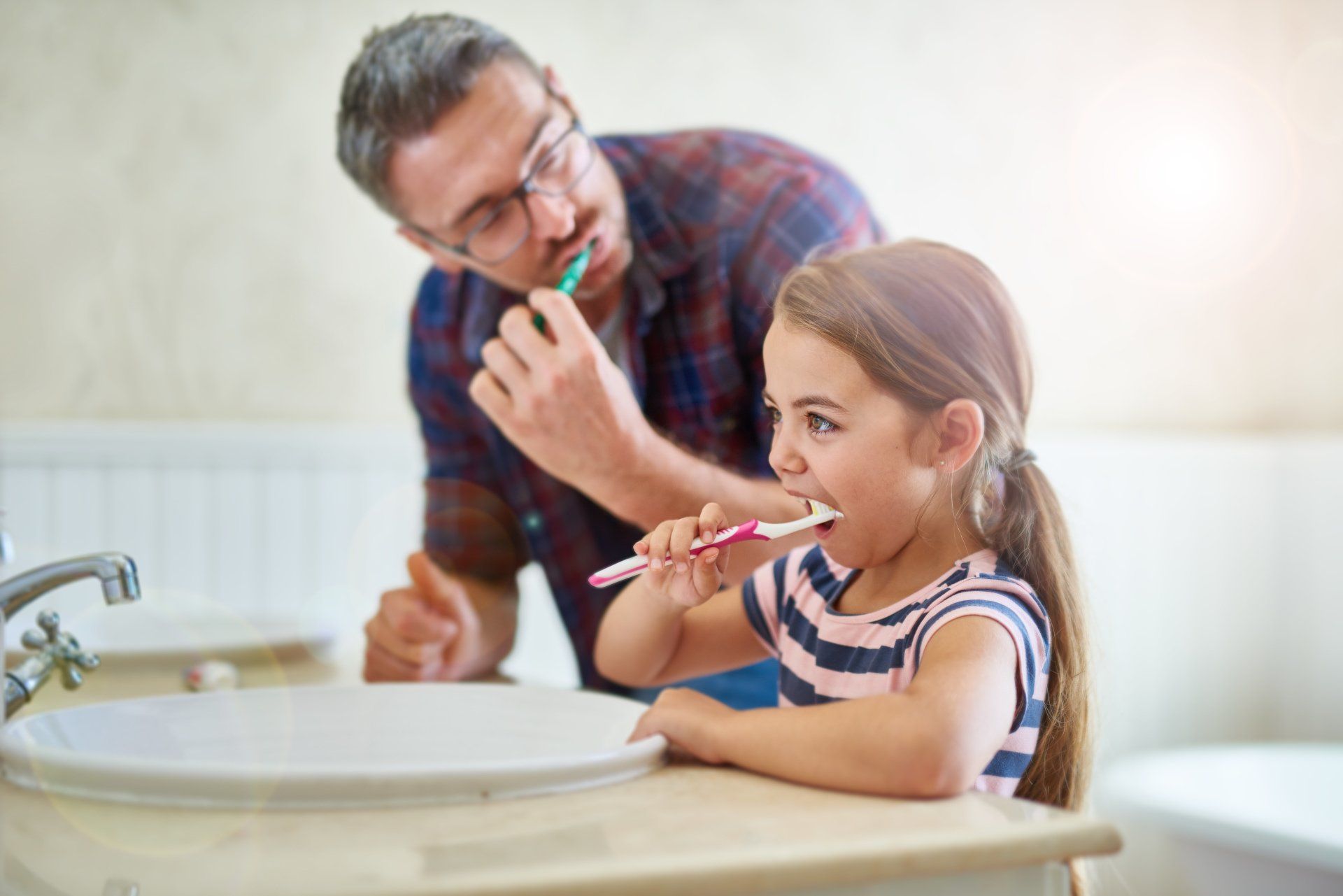 Père et sa fille