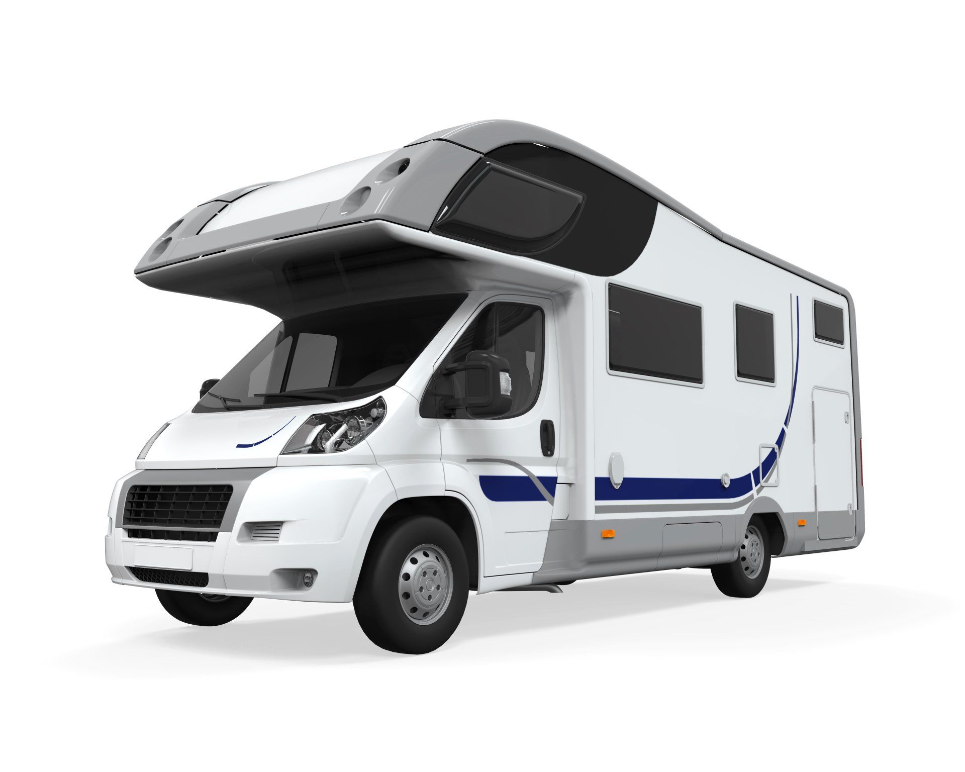 Camping-car blanc