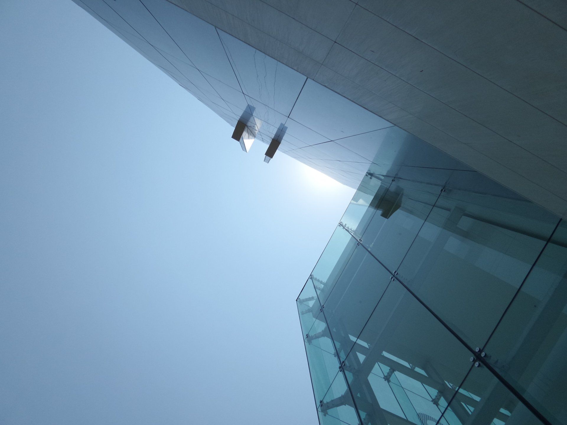 Bâtiment moderne vitré