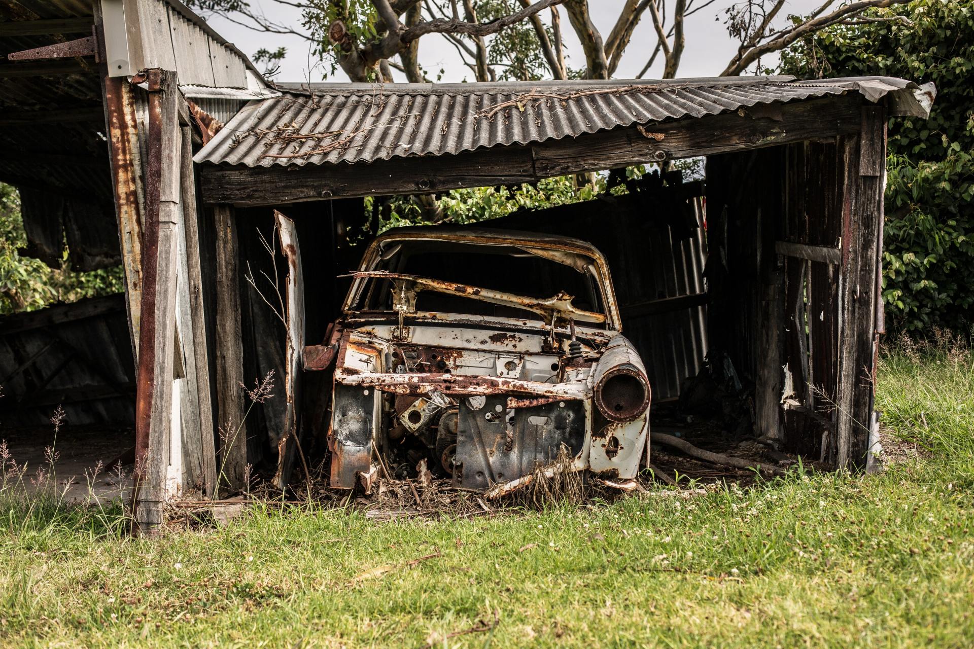 Voiture abandonnée