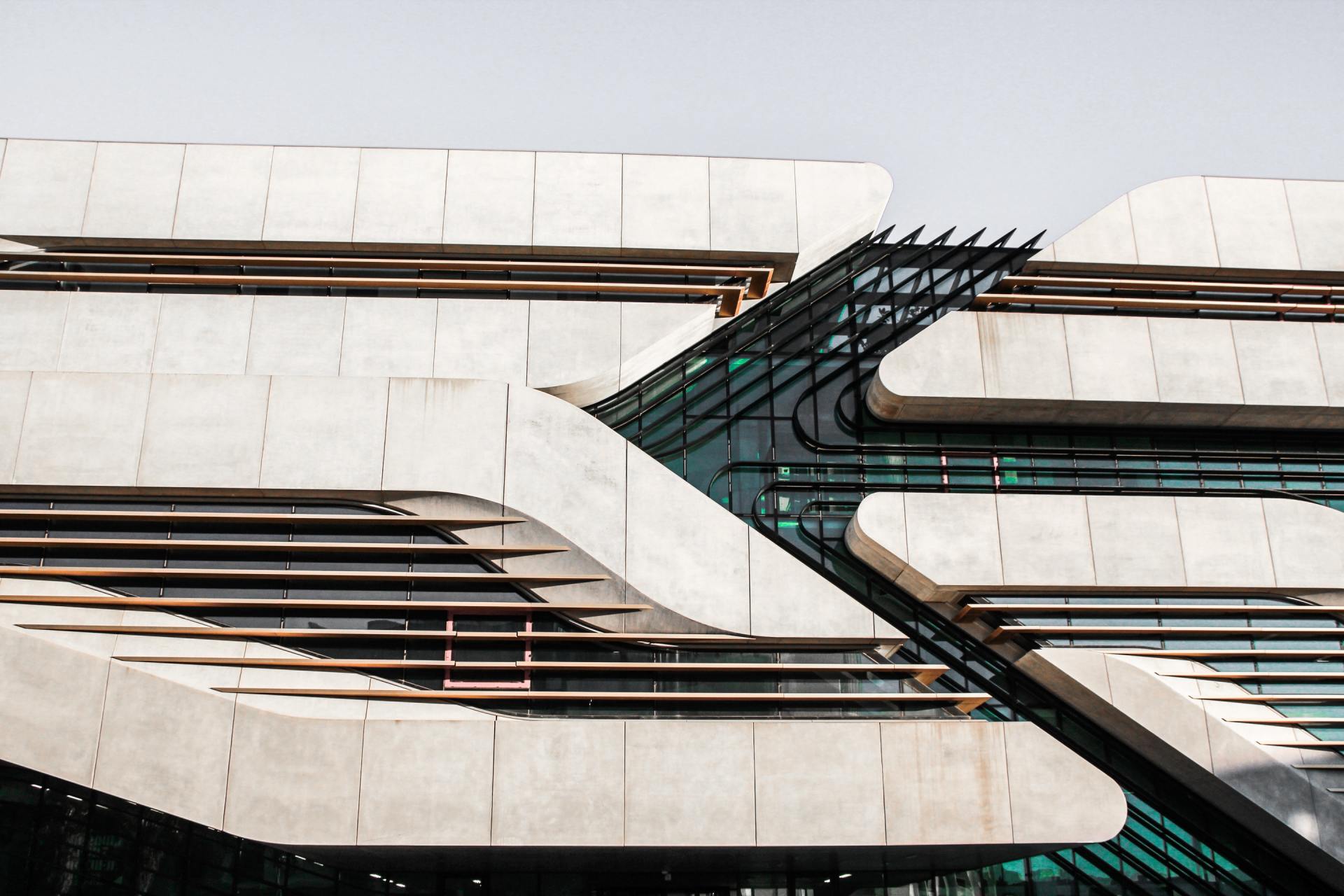 Façade d'architecte moderne