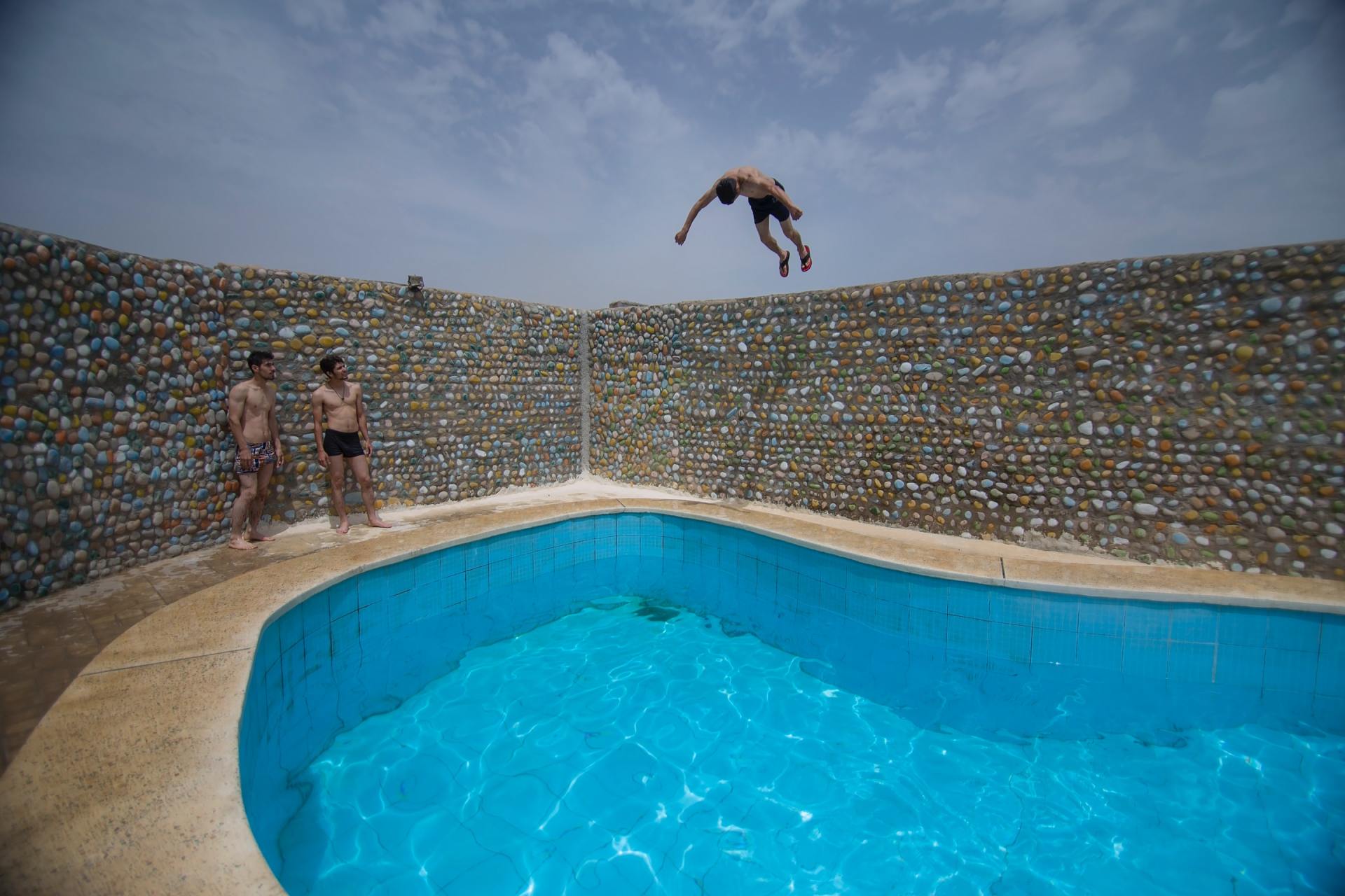 Plongeon piscine