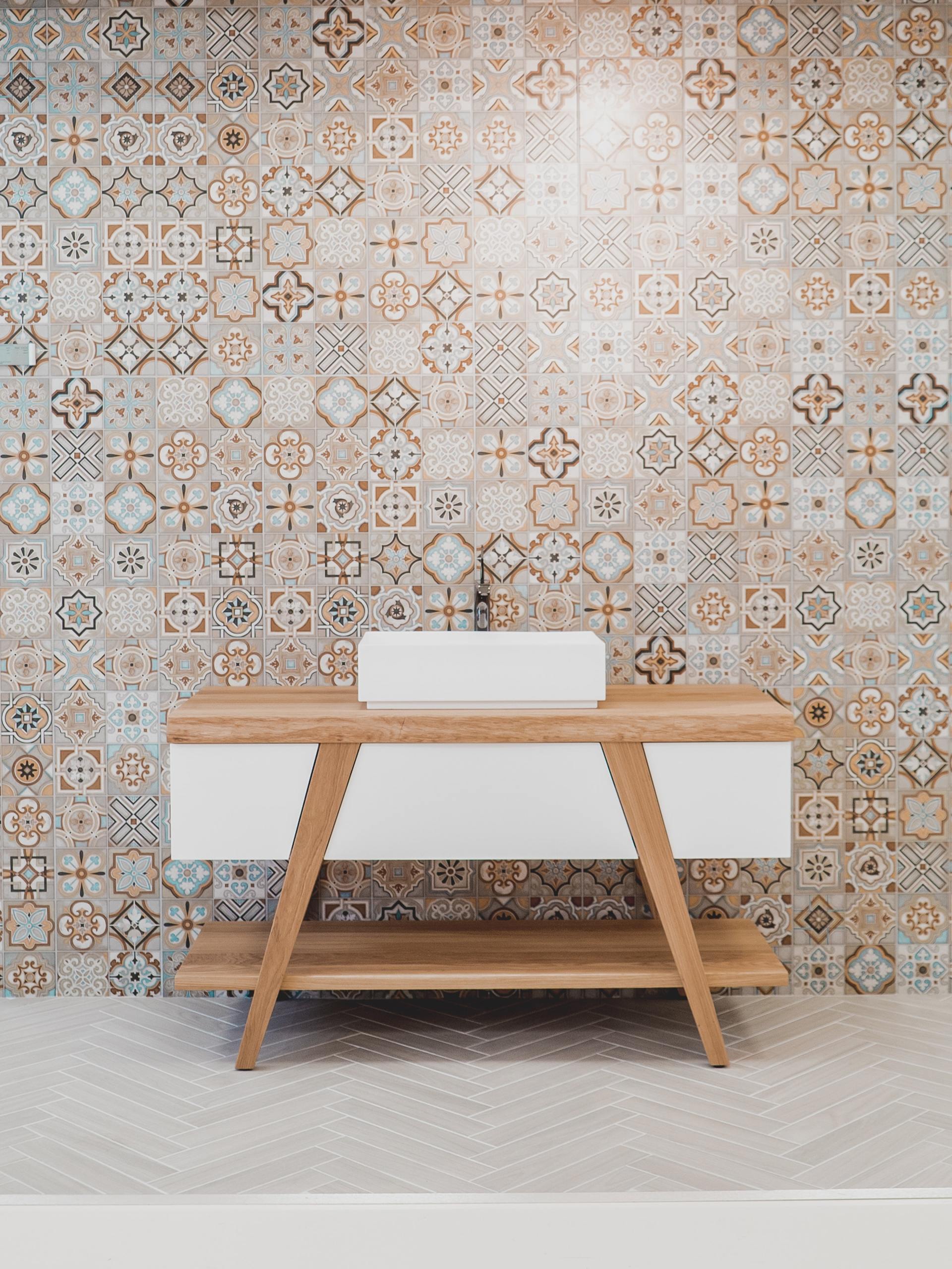 Carreaux de ciment salle de bains