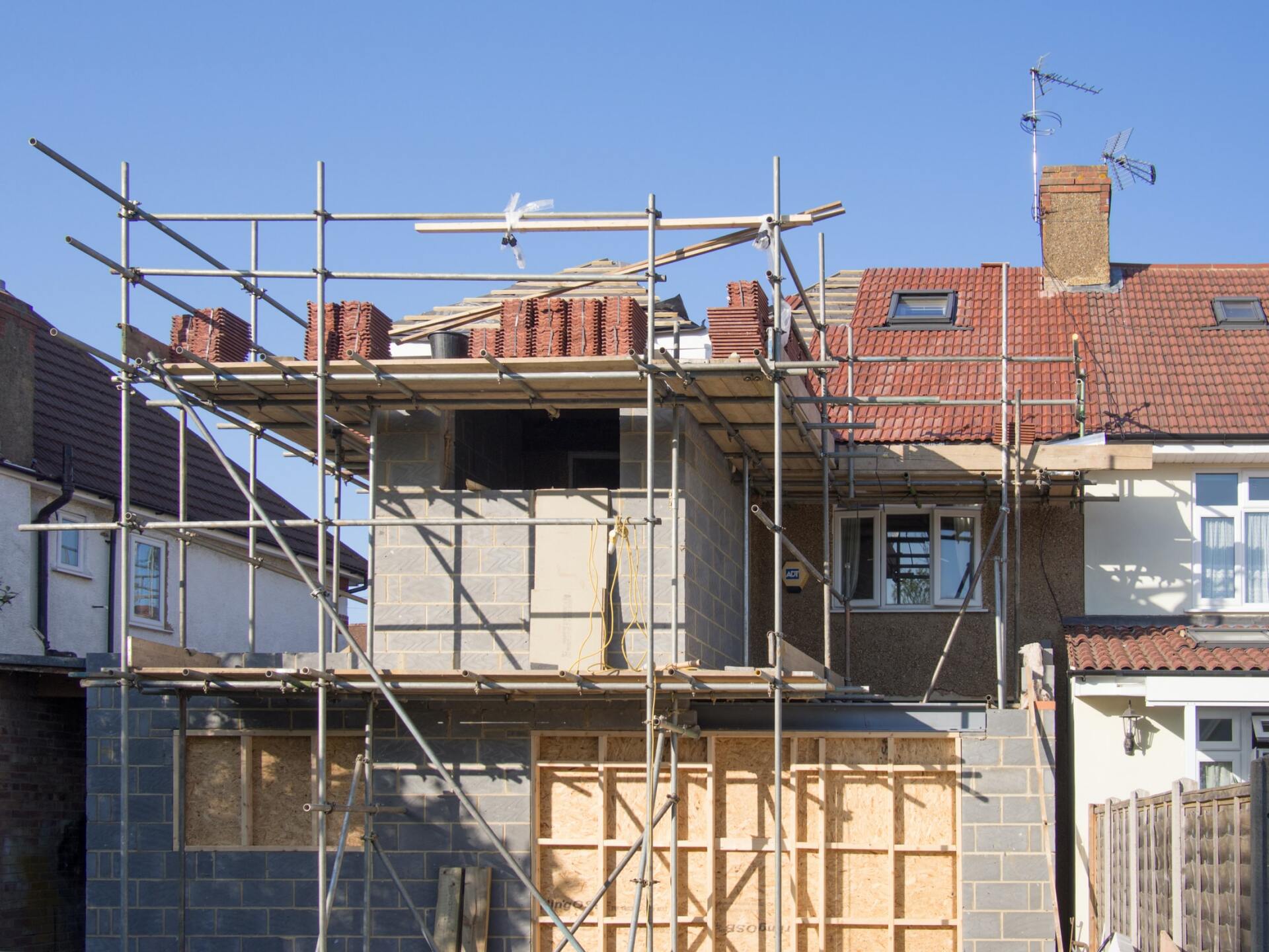 Construction d'une maison