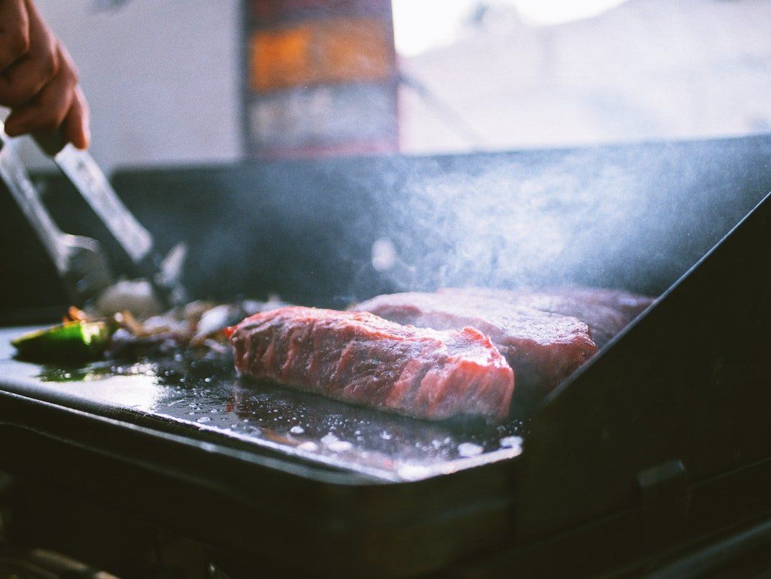 Viande sur grill